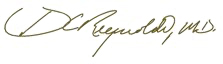 Dr. Reynolds signature.